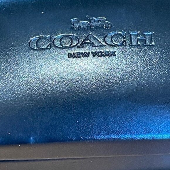 COACH EYEGLASSES FRAMES HC 6078 5337 Teal Confetti 52[]16 + CASE/Cloth LIKE NEW - Picture 11 of 16